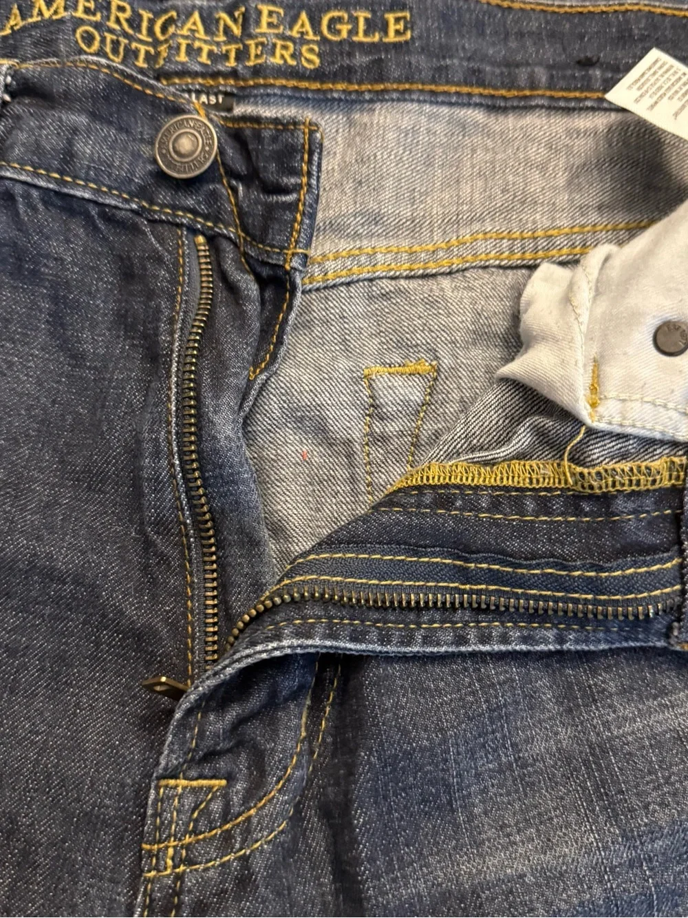 American Eagle Relaxed Straight Jeans Men’s 34x34 Dark Wash Denim